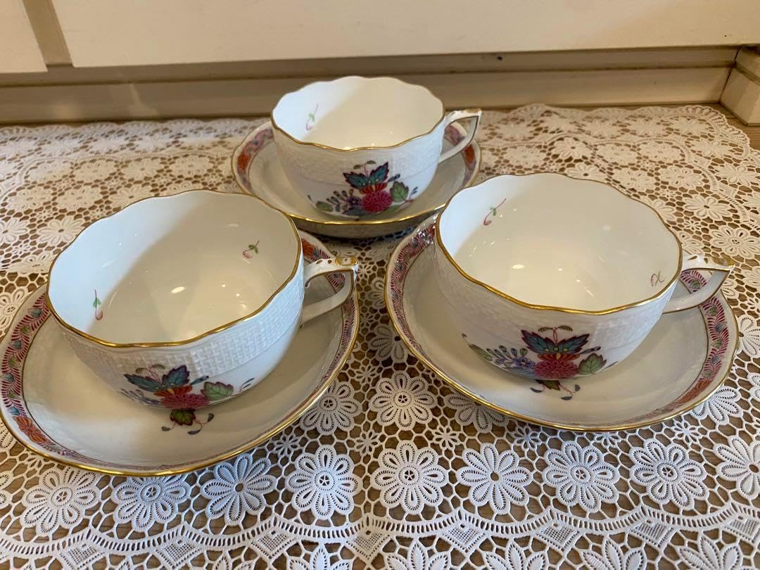 ヘレンドアポニーフラワーティーセット4点 ヘレンドアポニーフラワーティーセット4点 高級 HEREND ヘレンドア